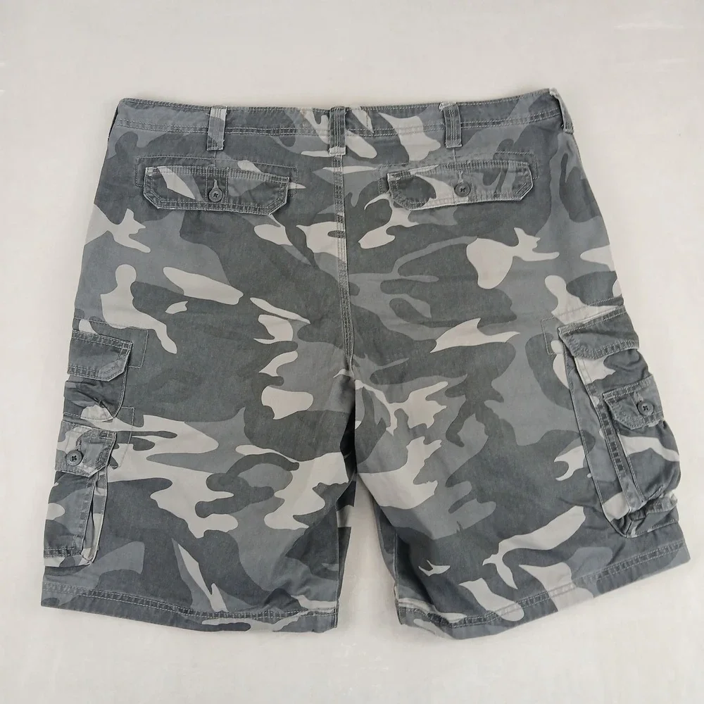 Lee Dungarees 42x12 Mens Cargo Shorts Camo‎ Canvas Heavyweight